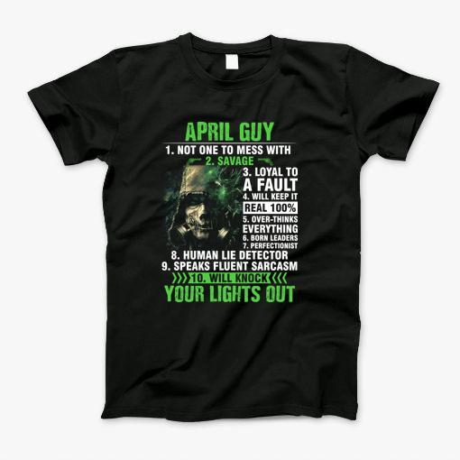 10 Things About April Guy Scarecrow Gas Mask T-Shirt
