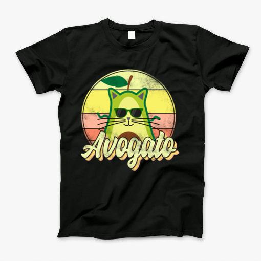 Cinco De Mayo Meow Avogato Cute Cat Avocado T-Shirt