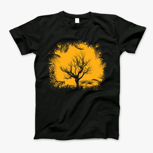 Tree Clearing To The Sun Slim Fit T-Shirt T-Shirt