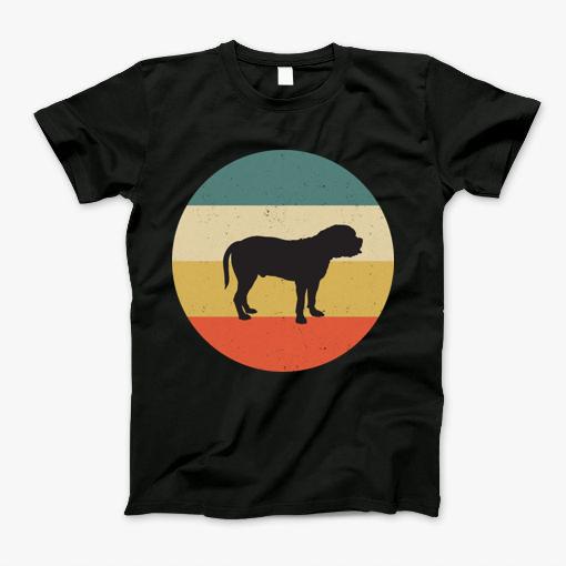 Vintage Retro Bullmastiff Dog T-Shirt