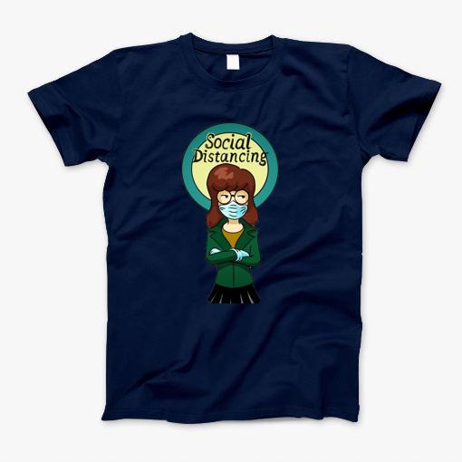 Daria Social Distancing Art T-Shirt
