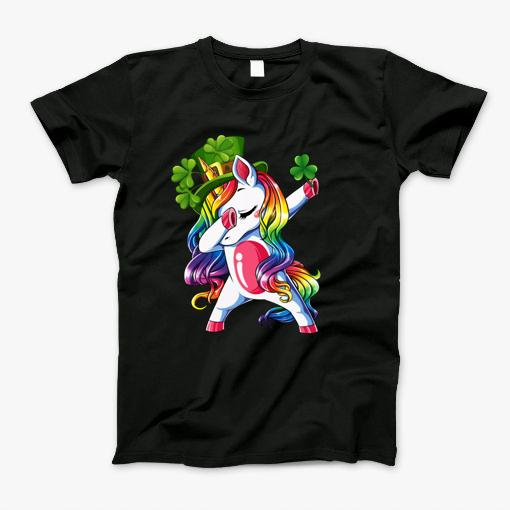Patricks Day Dabbing Unicorn Lepricorn Funny Irish Shamrock T-Shirt Patricks Day Dabbing Unicorn Lepricorn Funny Irish Shamrock T-Shirt