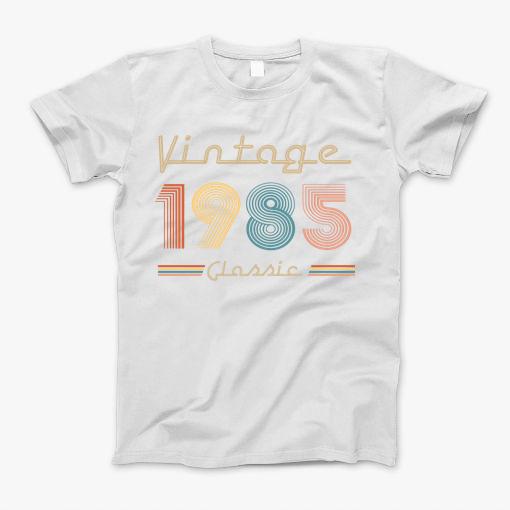 Vintage 1985 Limited Edition Original Birthday T-Shirt