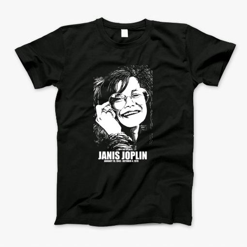 Janis Joplin 1943-1970 T-Shirt Janis Joplin 1943-1970 T-Shirt