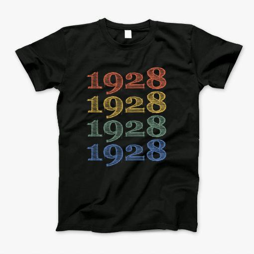 Vintage 1928 Birthday Gift T-Shirt