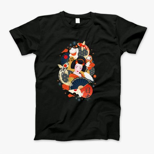 Geisha Geishas Japan Japanese Woman Geiko Geigi Maiko Ancient Kabuki Singer Dancer Artisan Kimono Princess Queen China Chinese Kyoto Tokyo Goblin Monster Beast Witch Wizard Sorcerer Magic Assassin Sexy Creepy Ninja Samurai T-Shirt Geisha Geishas Japan Japanese Woman Geiko Geigi Maiko Ancient Kabuki Singer Dancer Artisan Kimono Princess Queen China Chinese Kyoto Tokyo Goblin Monster Beast Witch Wizard Sorcerer Magic Assassin Sexy Creepy Ninja Samurai T-Shirt