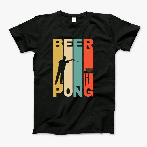 Funny Beer Pong Player Party Game T-Shirt