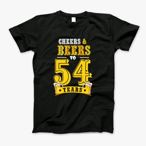 50Th Birthday Beer Lover Cheers And Beers To 50 Years _54 T-Shirt