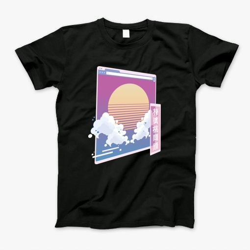 80S Retro Vaporwave Aesthetic Pastel Goth Soft Grunge Moon T-Shirt 80S Retro Vaporwave Aesthetic Pastel Goth Soft Grunge Moon T-Shirt