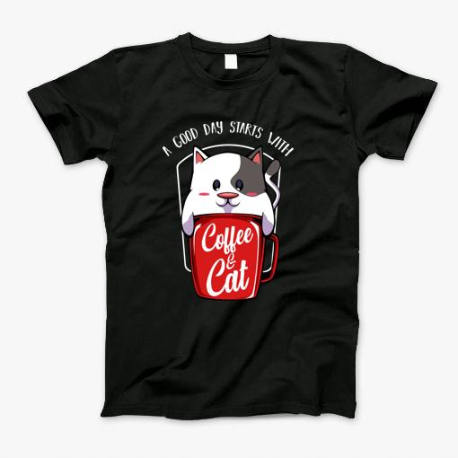 Funny Cat Coffee Mug Cat Kittens Lover Office Job Gifts T-Shirt