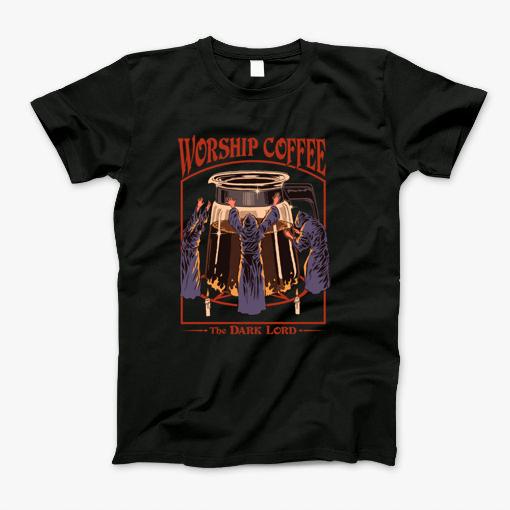 Worship Coffee Classic T-Shirt T-Shirt Worship Coffee Classic T-Shirt T-Shirt