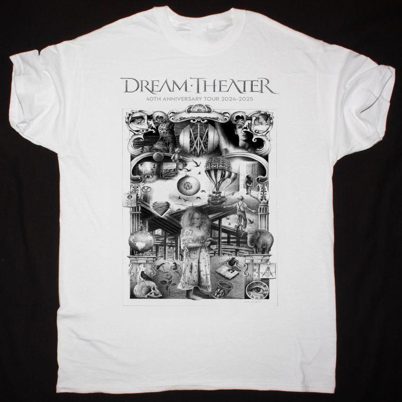 Dream Theater 40Th Anniversary Tour 2024-2025 T-Shirt Unisex Tee S -5Xl Bo226 Dream Theater 40Th Anniversary Tour 2024-2025 T-Shirt Unisex Tee S -5Xl Bo226