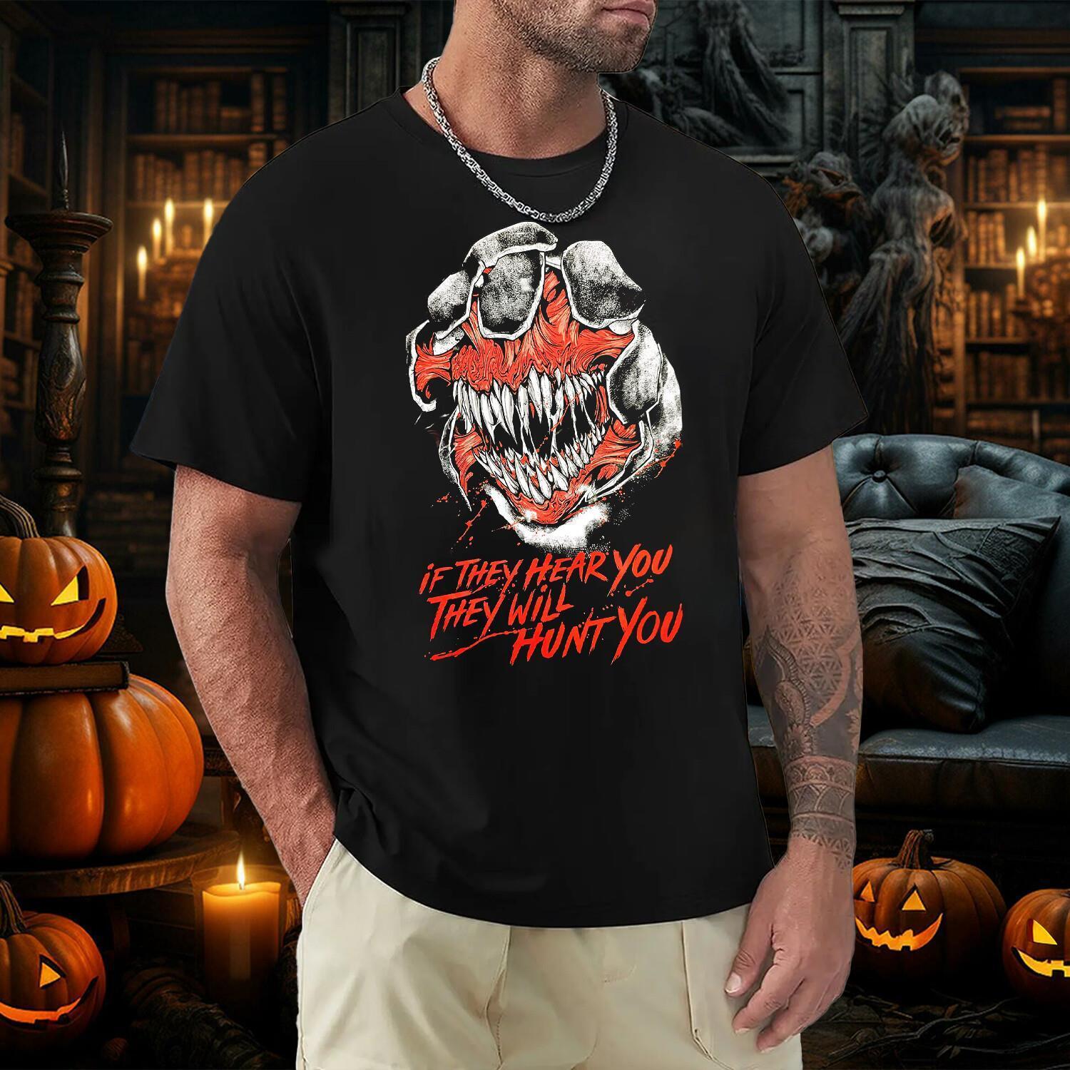 Halloween Horror Nights 2024 Universal Studios A Quiet Place T-Shirt Gift S-5Xl