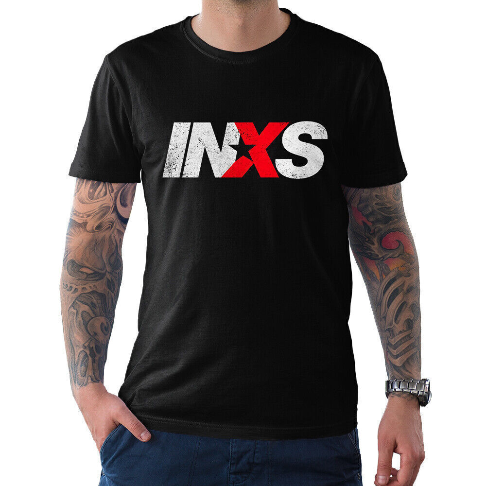 Inxs Cotton Black Unisex T Shirt All Size