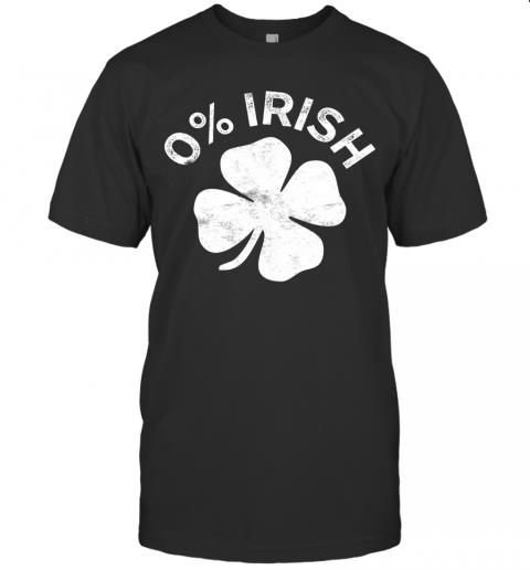 0% Irish Vintage Saint Patrick Day Gift