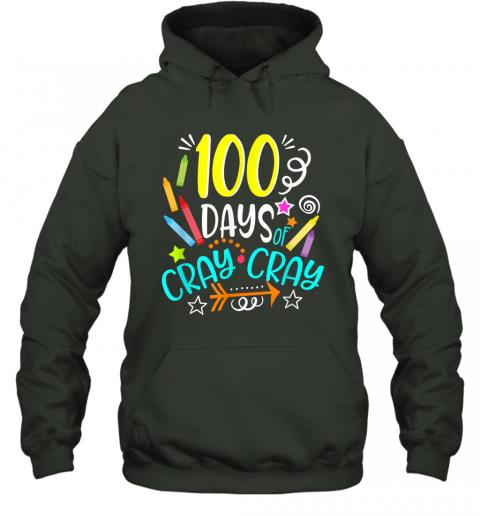 100 Days Of Cray Cray Celebrate 100 Days Of School Shirt 2 » Cool Gifts for You - Mfamilygift 100 Days Of Cray Cray Celebrate 100 Days Of School Shirt 2