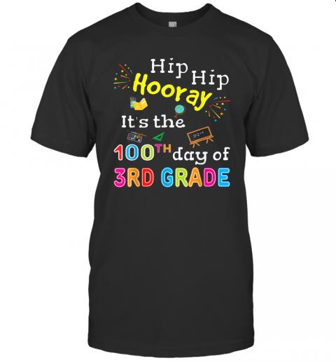 100 Days Of School Gift For Kids Boys 3rd Grade Teacher T Shirt