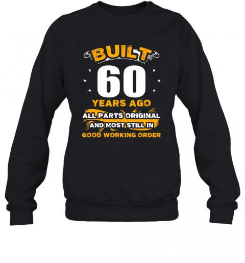 60th Birthday Gifts Built 60 Years Ago Funny Vintage TZ2 T Shirt 3 » Cool Gifts for You - Mfamilygift 60th Birthday Gifts Built 60 Years Ago Funny Vintage TZ2 T Shirt 3