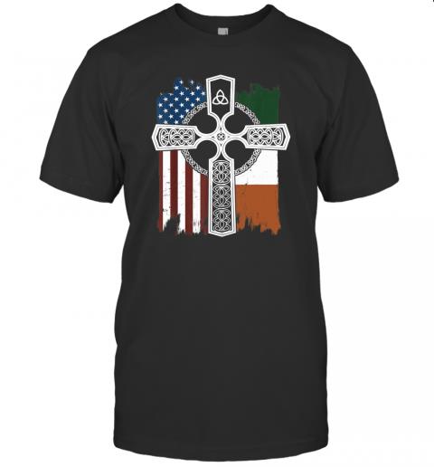 American Irish Flag With Celtic Cross St Patricks 1 » Cool Gifts for You - Mfamilygift American Irish Flag With Celtic Cross St Patricks 1