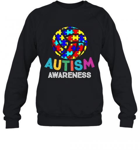 Autism Awareness Month Volleyball Sports Ribbon Women Shirt Autism Awareness Day 3 » Cool Gifts for You - Mfamilygift Autism Awareness Month Volleyball Sports Ribbon Women Shirt Autism Awareness Day 3