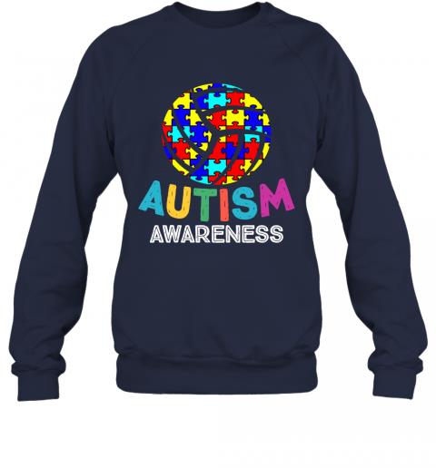 Autism Awareness Month Volleyball Sports Ribbon Women Shirt Autism Awareness Day 4 » Cool Gifts for You - Mfamilygift Autism Awareness Month Volleyball Sports Ribbon Women Shirt Autism Awareness Day 4