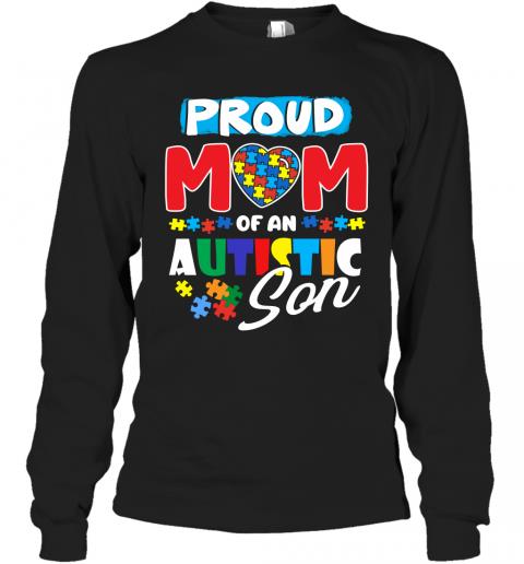 Autism Awareness Shirt Proud Mom Of An Autistic Son 2 » Cool Gifts for You - Mfamilygift Autism Awareness Shirt Proud Mom Of An Autistic Son 2