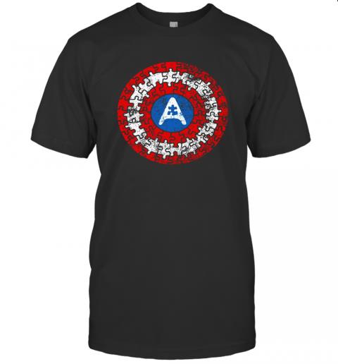 Autism Captain Puzzle Pieces Autism Awareness Day