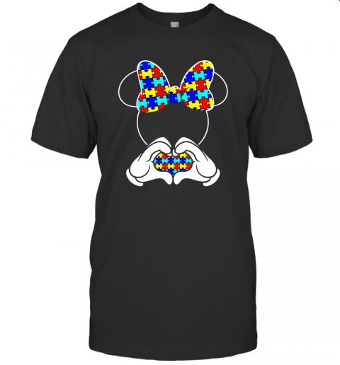 Autism Mickey Mouse Head Bow Tie Puzzle Autism Awareness Day Autism Mickey Mouse Head Bow Tie Puzzle Autism Awareness Day