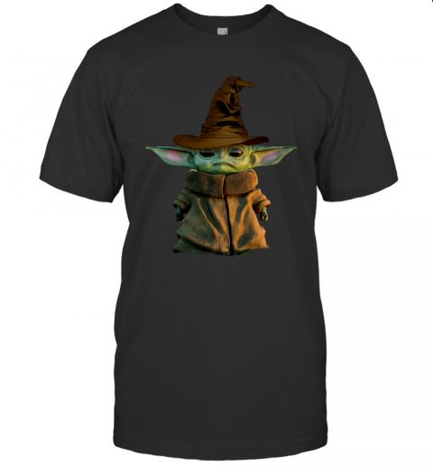 Baby Yoda With Magic Witch Cloth And Sorting Hat