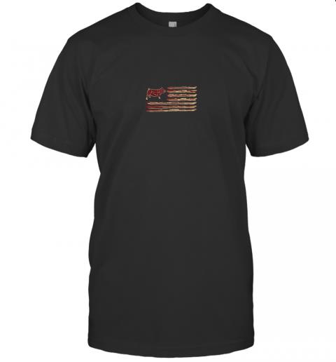 Bacon Flag Pig Vintage T Shirt
