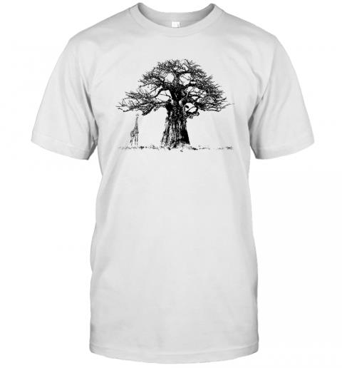 Baobab Tree and Giraffe African Wildlife Baobab Tree and Giraffe African Wildlife