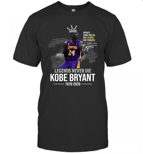 Basketball Lover Kobe Bryant 1978  2020 Legends Never Die