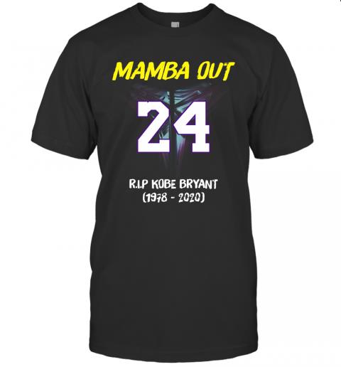 Basketball Lover Kobe Bryant Mamba Out 24 1978  2020