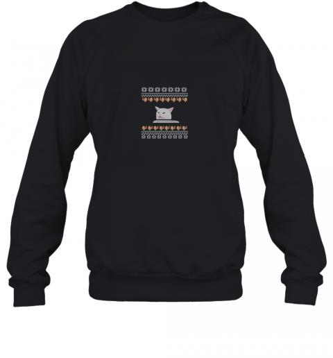 Cat Meme Woman Yelling At Table Dinner Ugly Christmas Sweatshirt 3 » Cool Gifts for You - Mfamilygift Cat Meme Woman Yelling At Table Dinner Ugly Christmas Sweatshirt 3