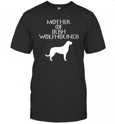 Cute Unique White Mother Of Irish Wolfhounds