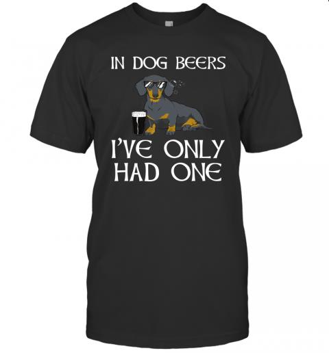 Dachshund Funny Irish  Dog Beers Only Had One