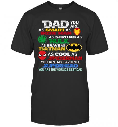 Dad You Are As Smart As Ironman As Strong As Hulk