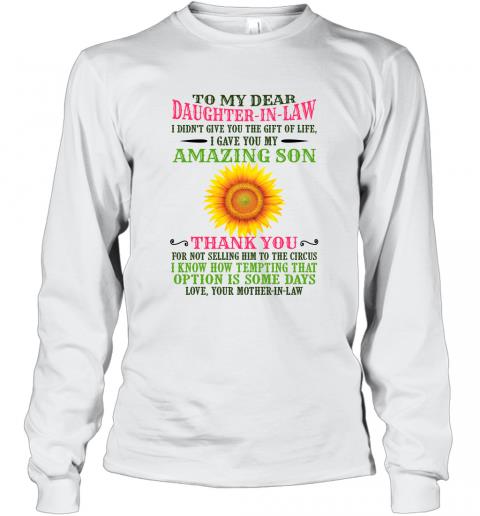 Daughter And Mother In Law Sunflower Long Sleeve