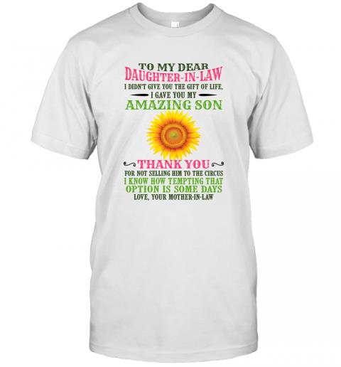 Daughter And Mother In Law Sunflower T-Shirt