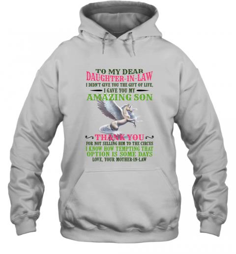 Daughter And Mother In Law Unicorn Hoodie