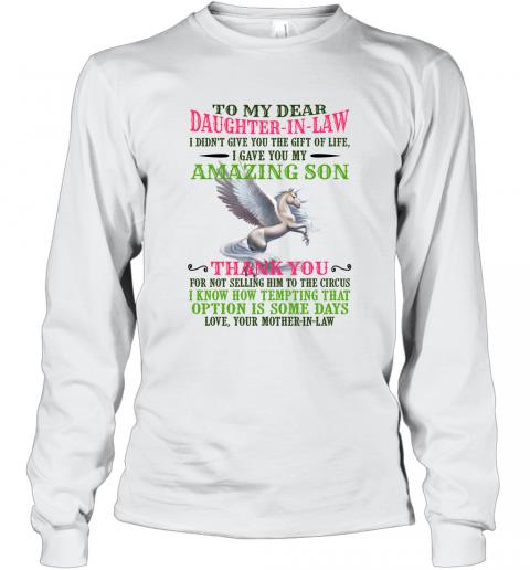 Daughter And Mother In Law Unicorn Long Sleeve