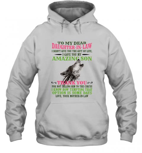 Daughter And Mother In Law Wolf Hoodie