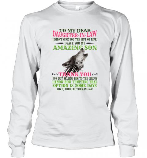 Daughter And Mother In Law Wolf Long Sleeve 1 » Cool Gifts for You - Mfamilygift Daughter And Mother In Law Wolf Long Sleeve 1
