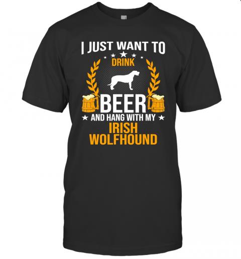 Drink Beer And Hang With My Irish Wolfhound Dog Lover Gift