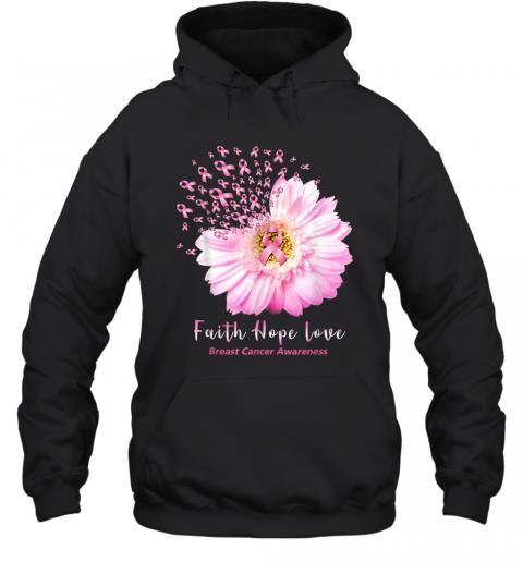 Faith Hope Love Tshirt Breast Cancer Awareness Gifts Hoodie