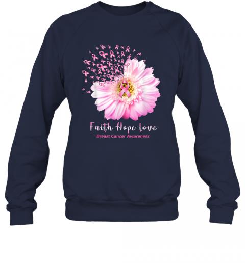 Faith Hope Love Tshirt Breast Cancer Awareness Gifts Sweater 2 » Cool Gifts for You - Mfamilygift Faith Hope Love Tshirt Breast Cancer Awareness Gifts Sweater 2