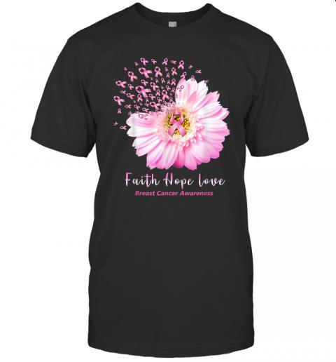 Faith Hope Love Tshirt Breast Cancer Awareness Gifts