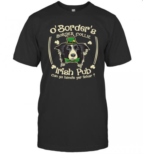 Funny Irish Pub Border Collie Mother Mom Women Dad Dog