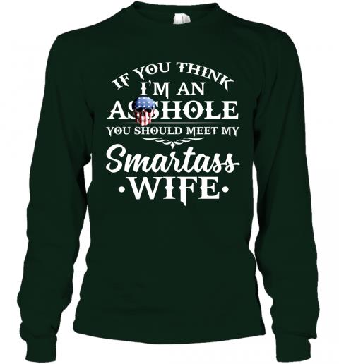 Funny Men Shirt You Should Meet My Smartass Wife Long Sleeve 3 » Cool Gifts for You - Mfamilygift Funny Men Shirt You Should Meet My Smartass Wife Long Sleeve 3