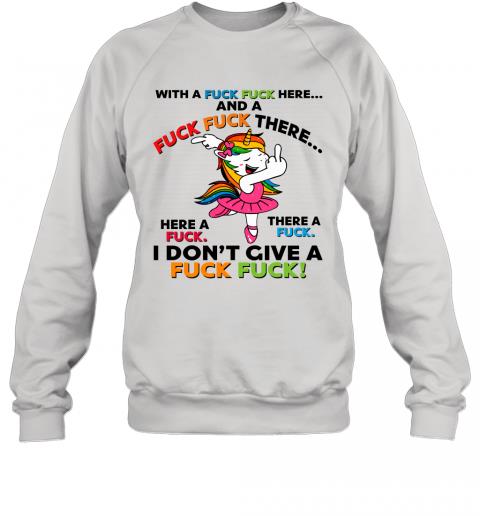 Funny Unicorn I Don't Give A Fuck Sweater